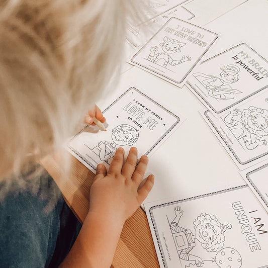 Affirmation Colouring Pages for Kids – Mindfulness Activity