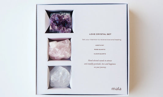 Love crystal gift set