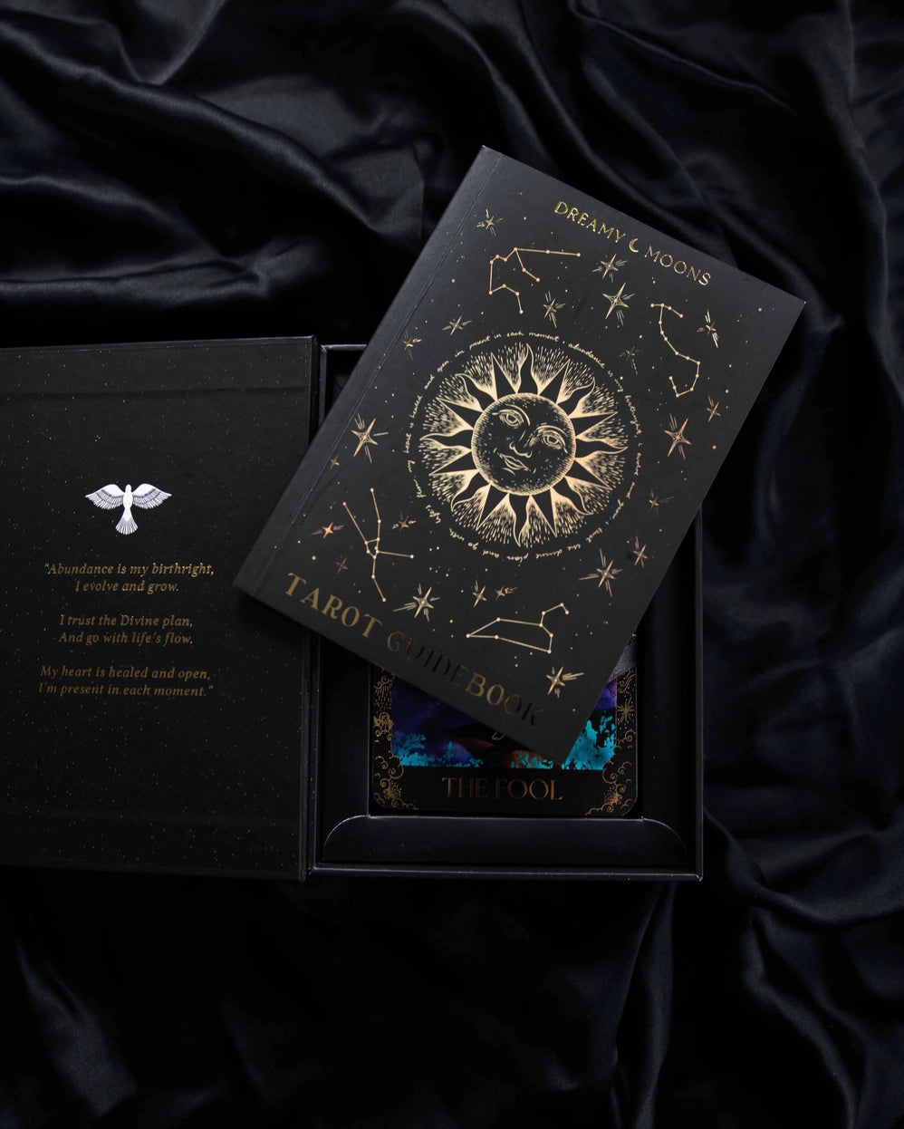 Dreamy Moons Tarot with Gold Foil Detailing