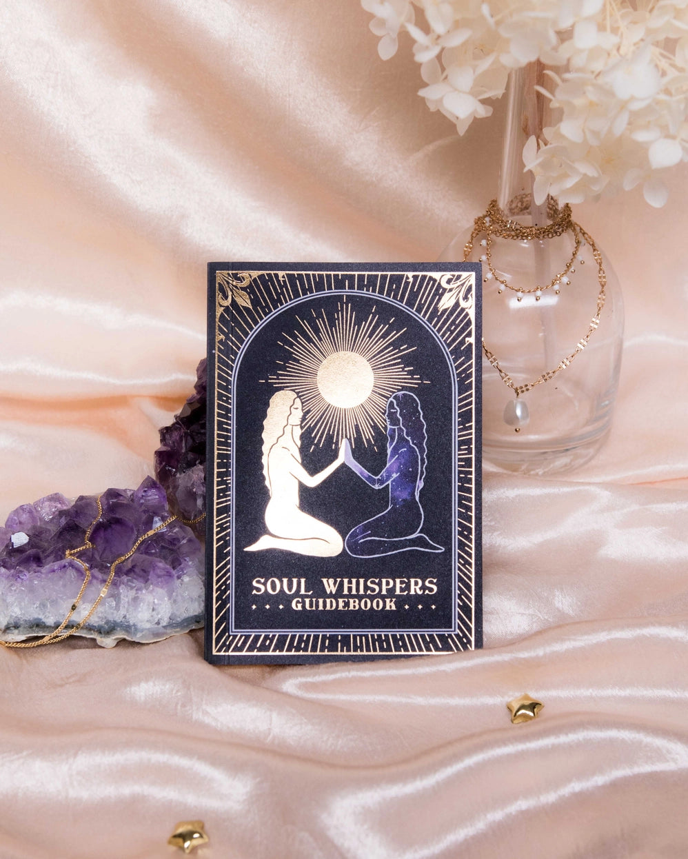 Soul Whispers Gold Foiled 33 Card Deck - Dreamy Moon
