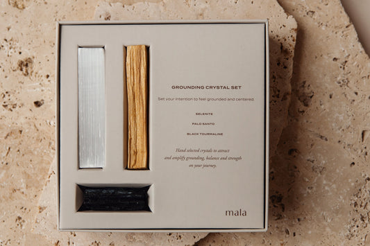 Grounding crystal gift set