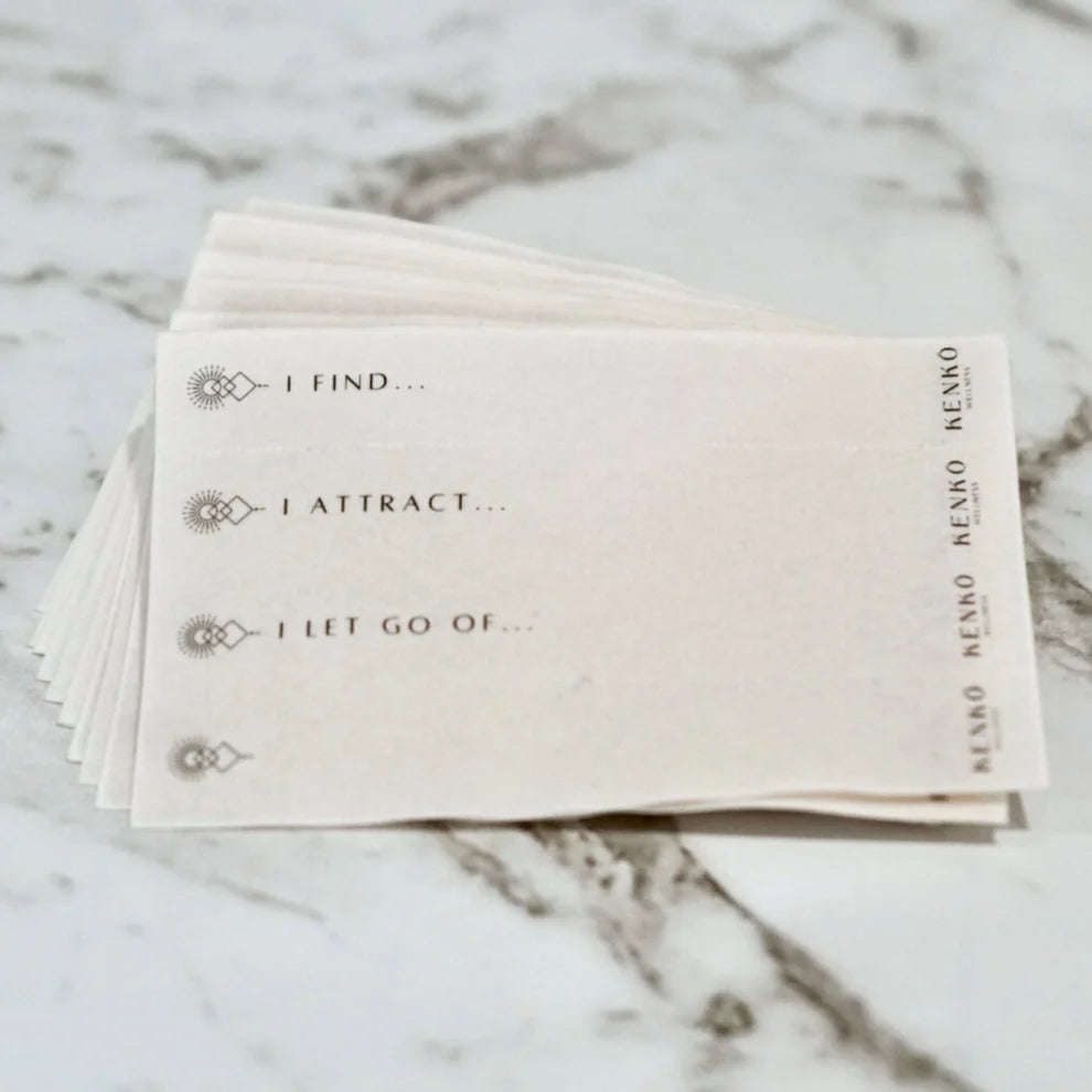Kenko Incense Paper - Mindful Moments (Reflection) Amber + Mandarin + Basil