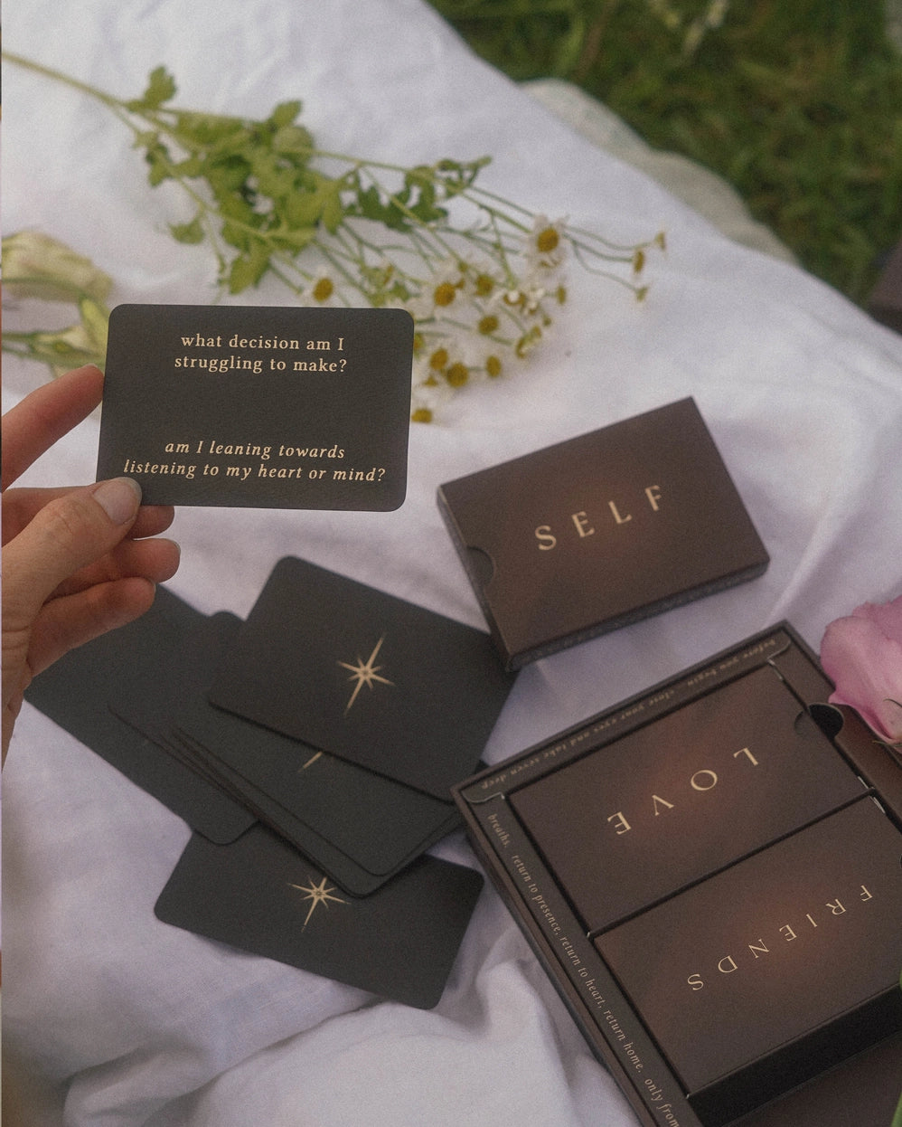 Sacred Connection Gold Foil Detailed Cards - Dreamy Moon