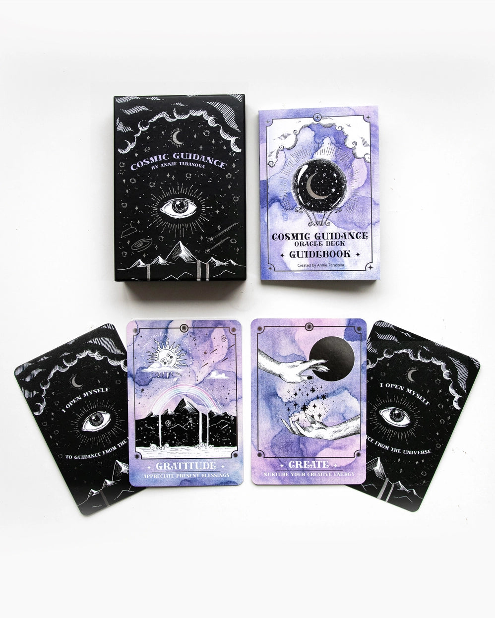 Cosmic Guidance Oracle Card Deck - Dreamy Moons