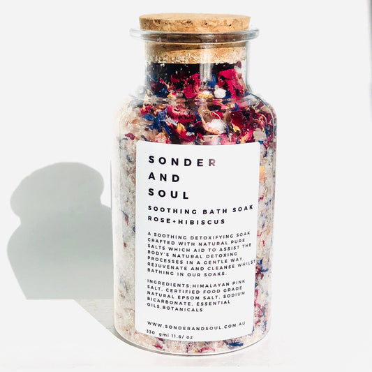 Rose and Hibiscus Bath Soak 330g