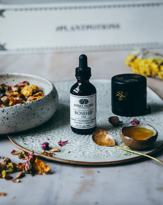 Rosehip Oil | Organic, Coldpressed, Unrefined | Anima Mundi