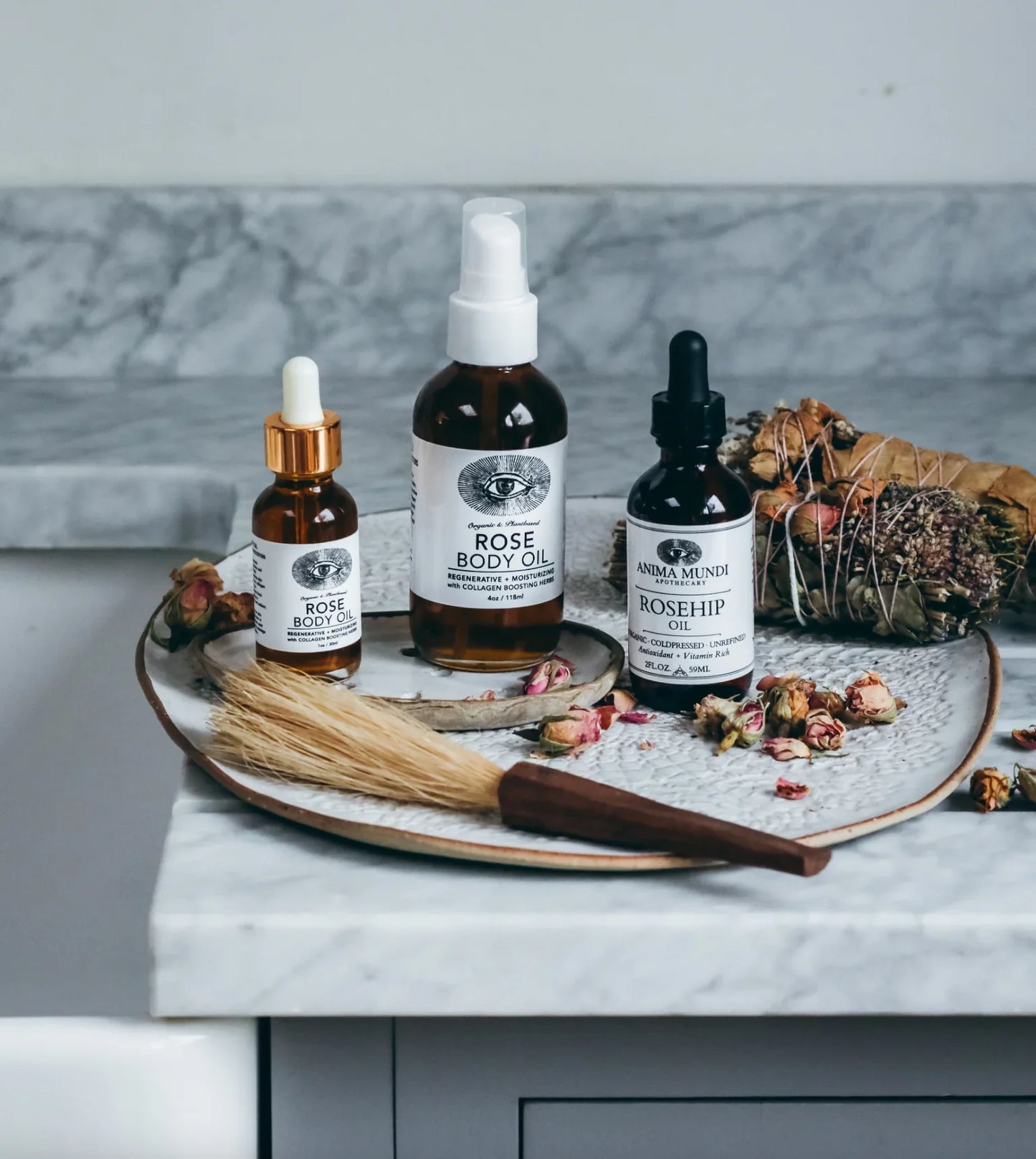 Rosehip Oil | Organic, Coldpressed, Unrefined | Anima Mundi