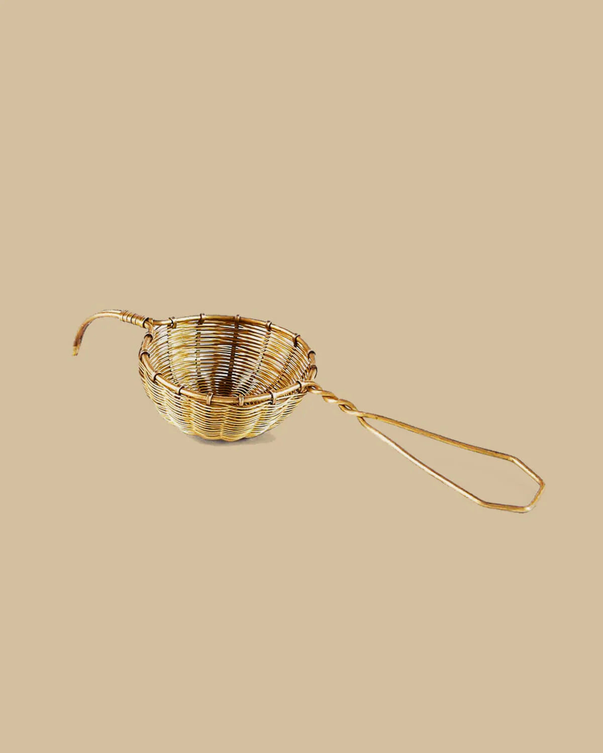 WOVEN BRASS | Small Tea Strainer | Anima Mundi