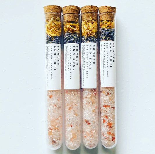 One Shot Bath Soaks - ROSE + HIBISCUS | Sonder and Soul