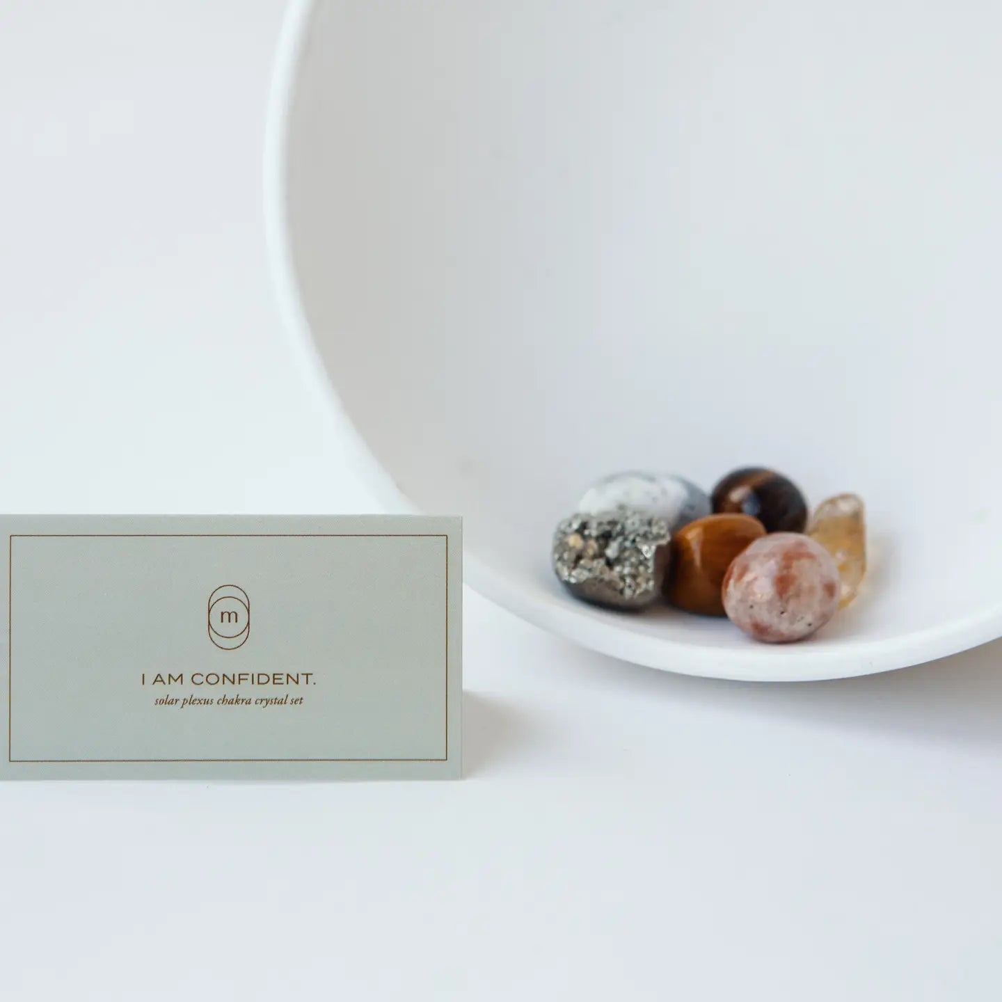 Solar plexus chakra crystal set