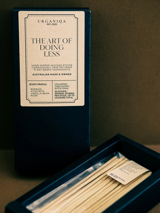 The Art of Doing Less Incense | Grounded Collection | URGANIQA