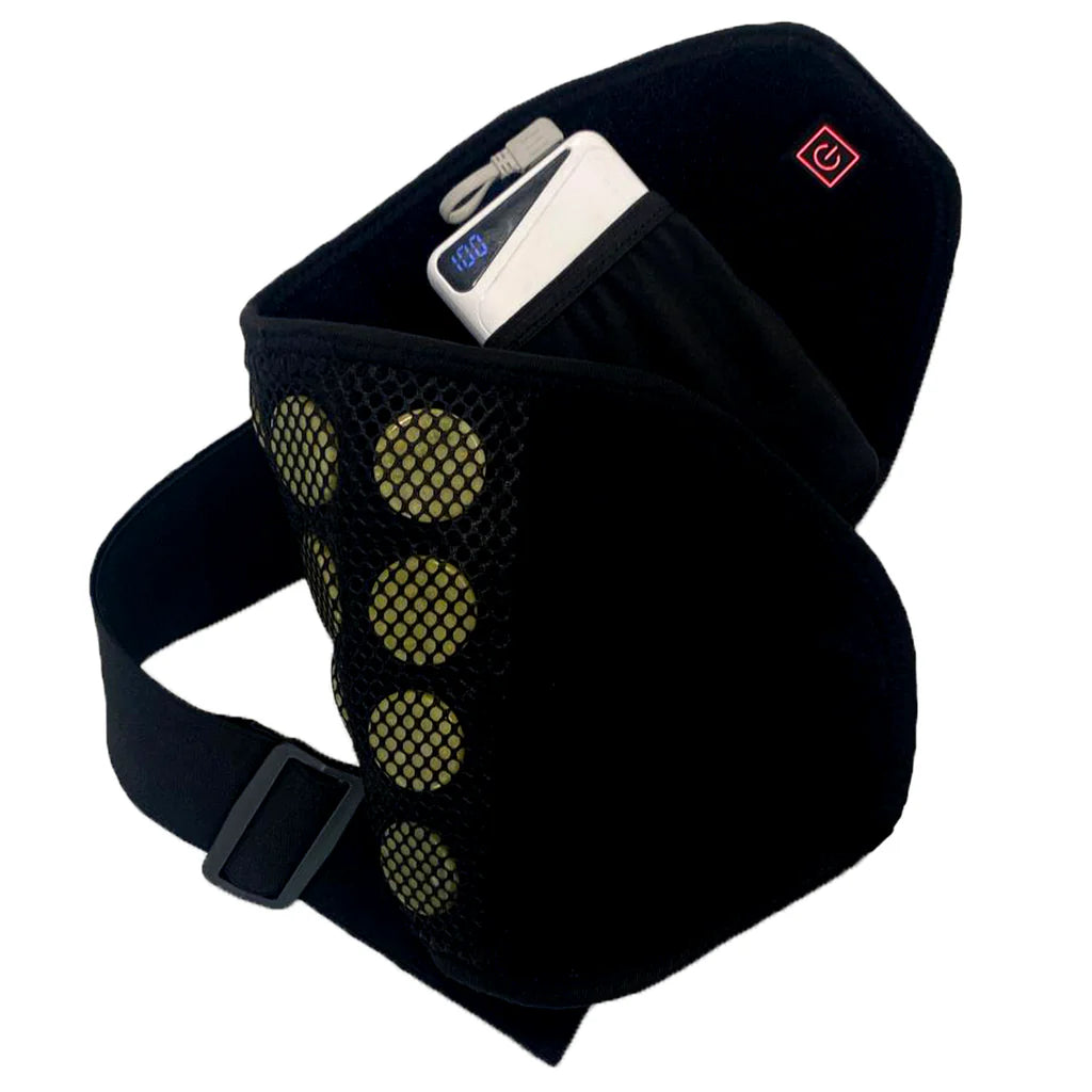 Jade Stone Infrared Electric Heating Pad with Power Bank