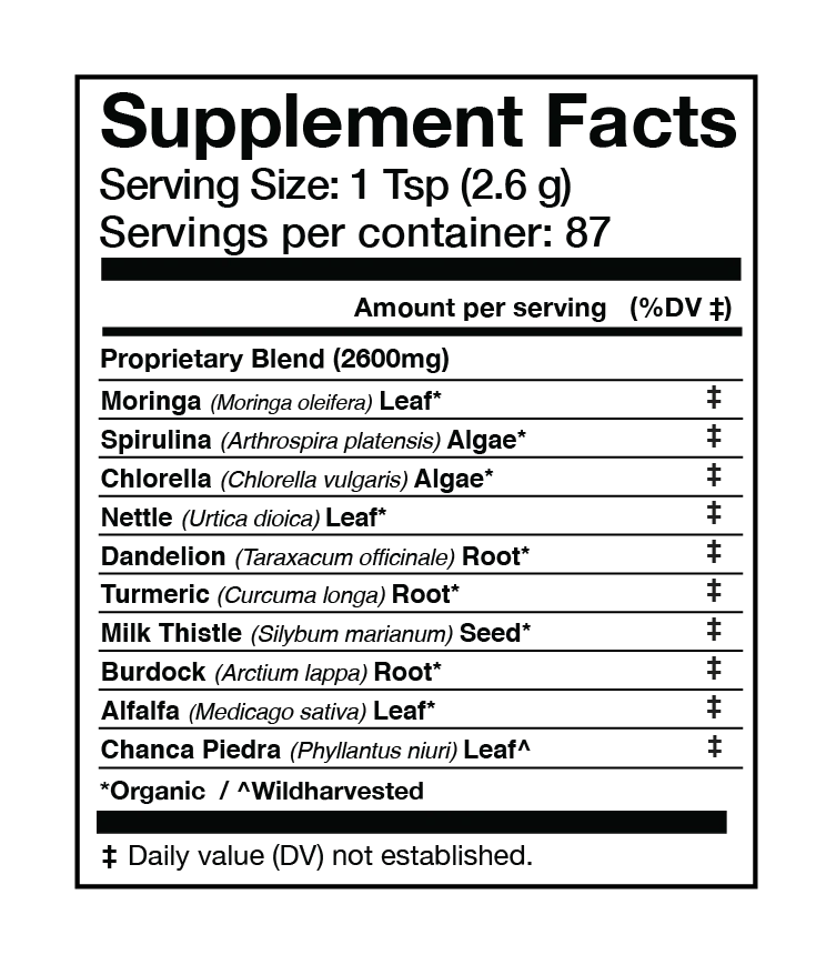 Liver Vitality Greens | Daily Cleanser | Anima Mundi
