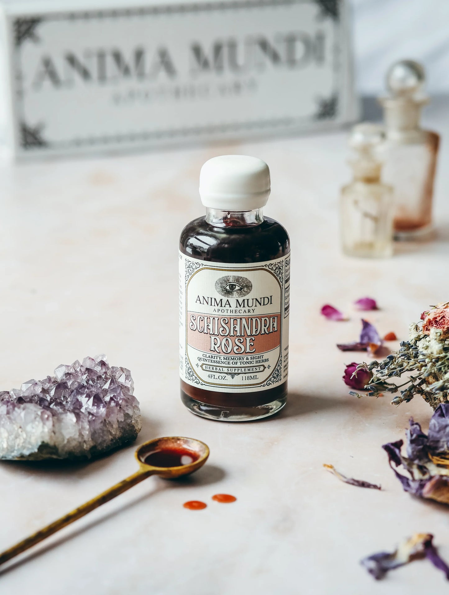 Schisandra Rose Elixir | Quintessence of Tonic Herbs | Anima Mundi