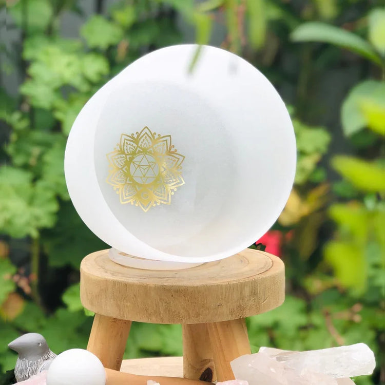 Rainbow Sounds Crystal Singing Bowls