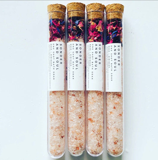 One Shot Bath Soaks - ROSE + HIBISCUS | Sonder and Soul