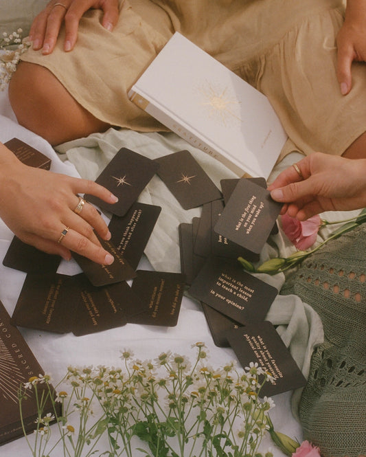 Sacred Connection Gold Foil Detailed Cards - Dreamy Moon