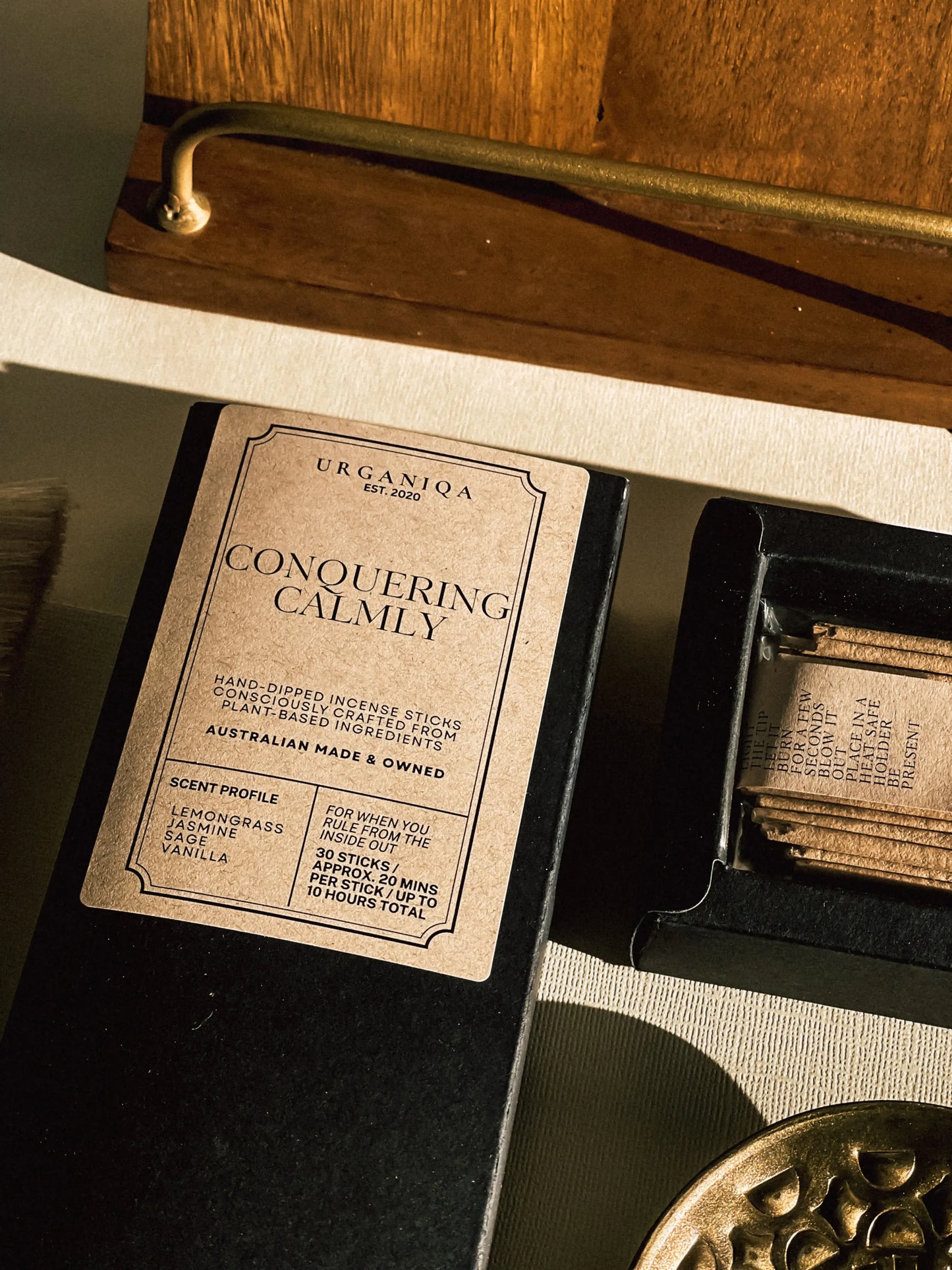 Conquering Calmly Incense Sticks | Clean, Vegan & Handmade | URGANIQA