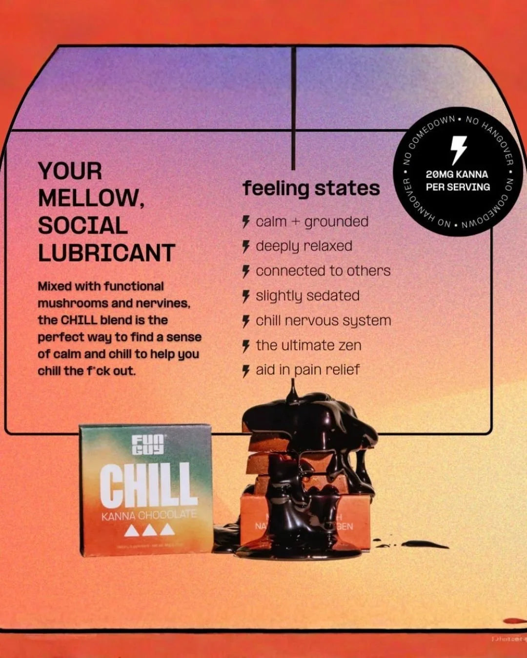 FUN GUY CHILL HERBAL CHOC