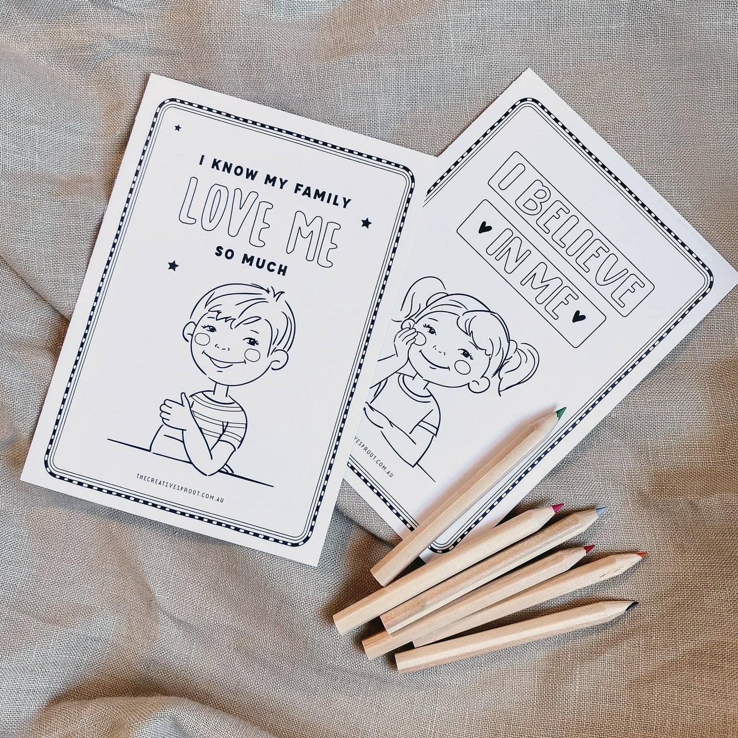 Affirmation Colouring Pages for Kids – Mindfulness Activity