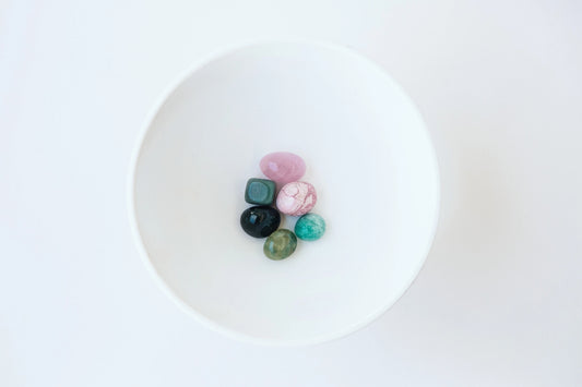 Heart chakra crystal set