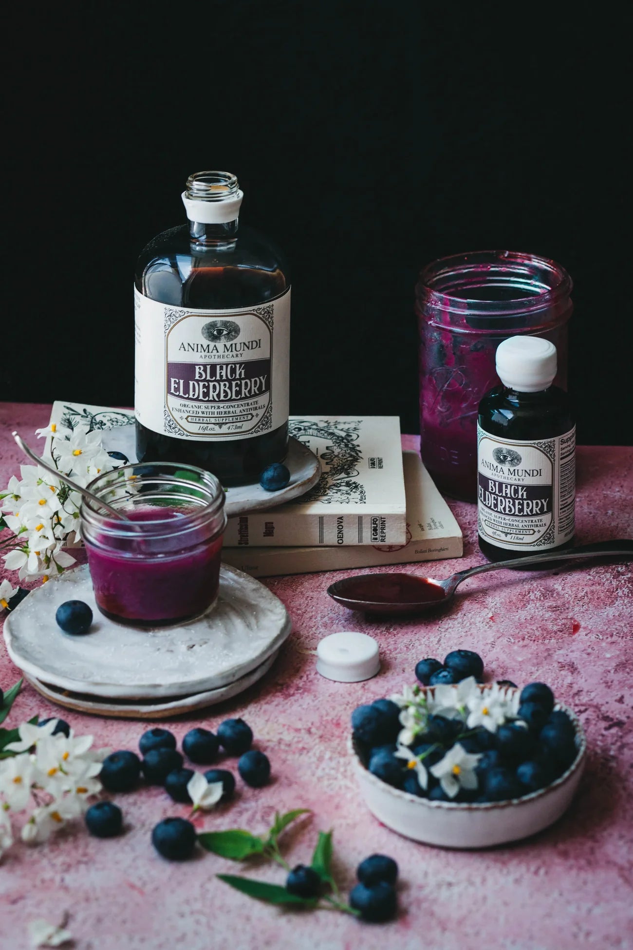 Black Elderberry Elixir | Organic Antivirals | Anima Mundi