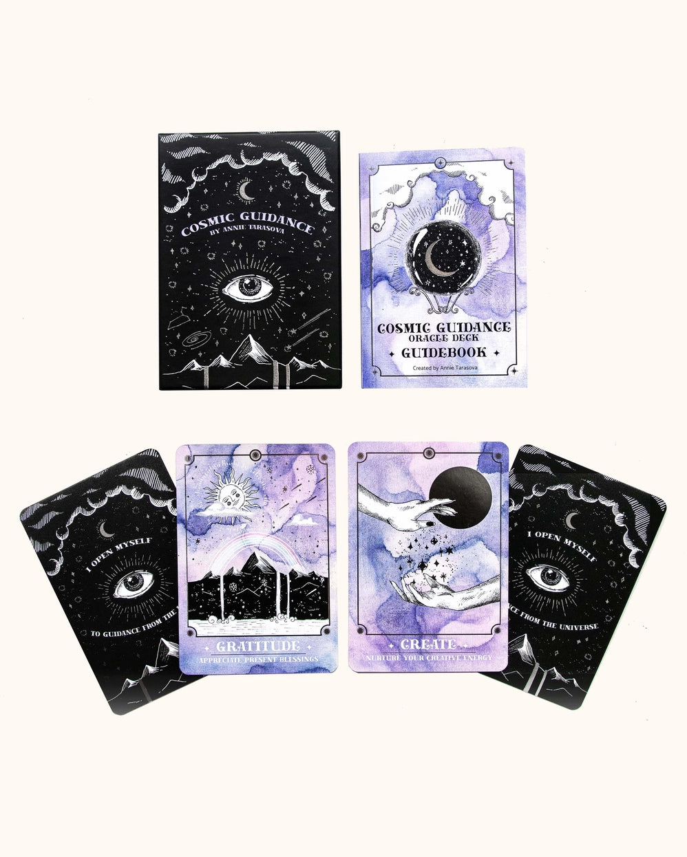 Cosmic Guidance Oracle Card Deck - Dreamy Moons