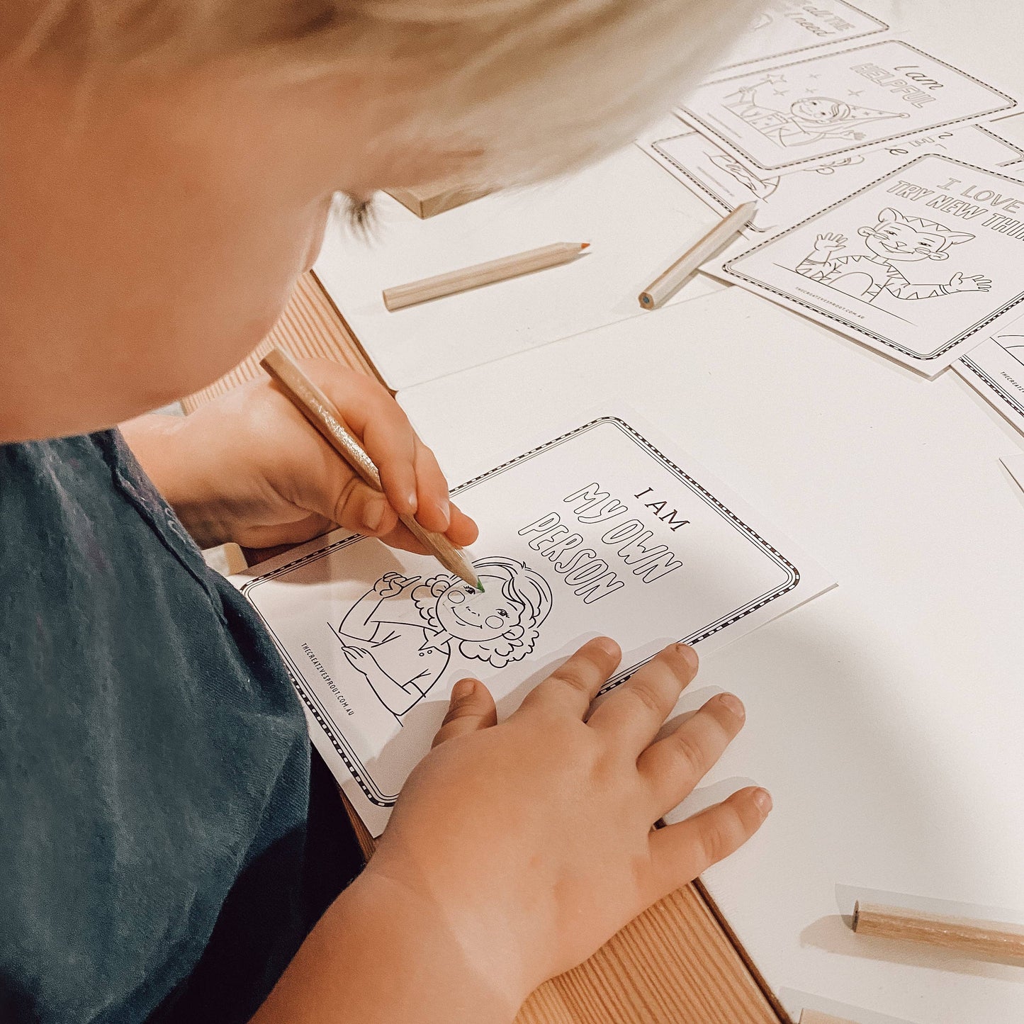 Affirmation Colouring Pages for Kids – Mindfulness Activity