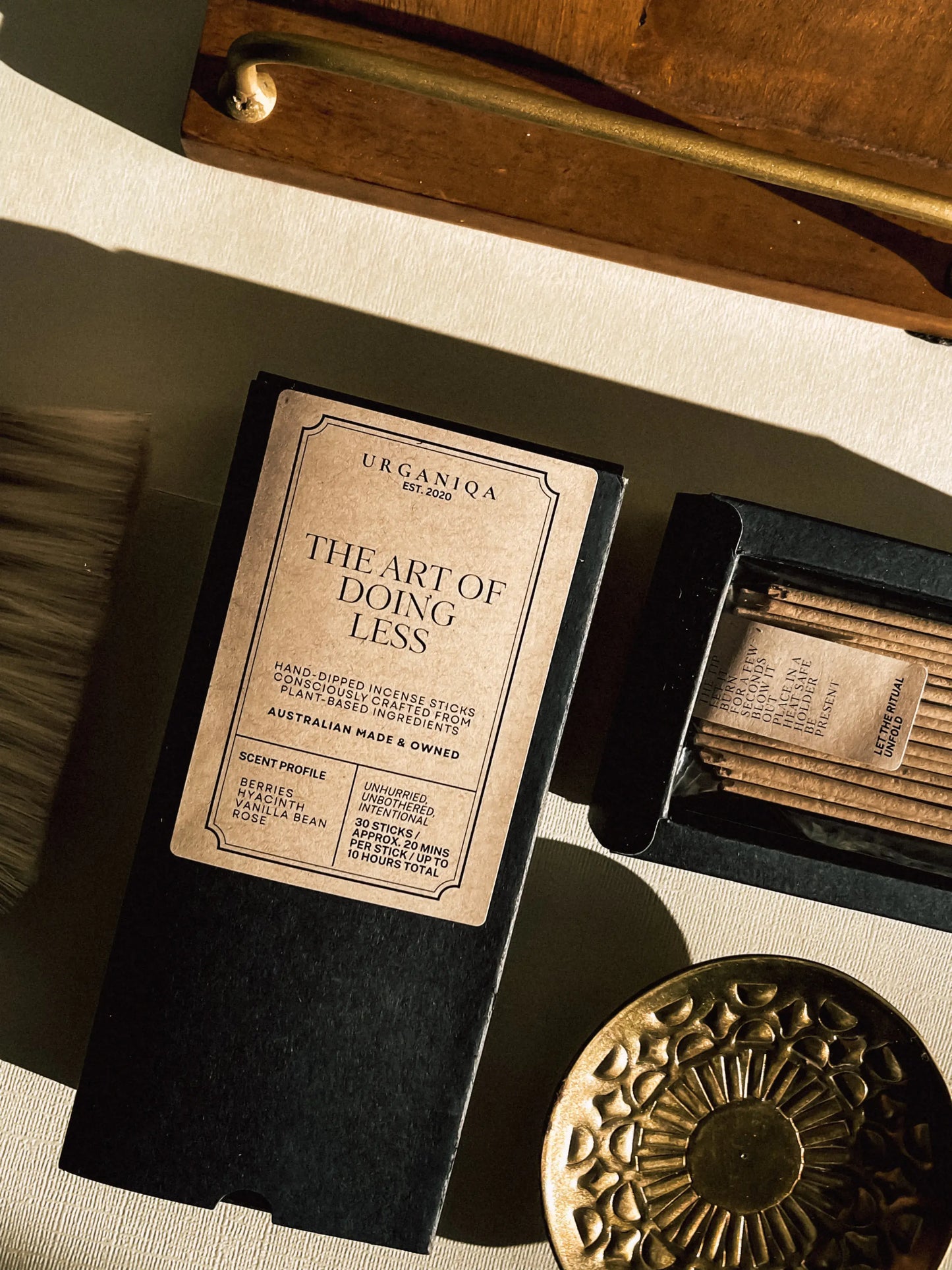 The Art of Doing Less Incense | Grounded Collection | URGANIQA