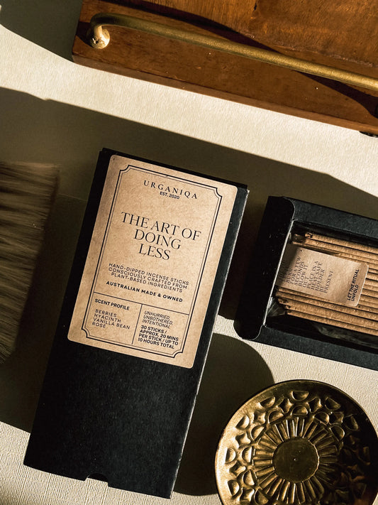 The Art of Doing Less Incense | Grounded Collection | URGANIQA