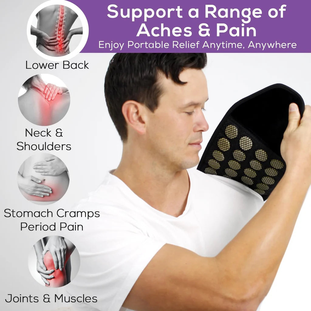 Jade Stone Infrared Electric Heating Pad with Power Bank