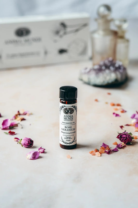 Rose Geranium Pure Essential Oil | Wildcrafted | Anima Mundi